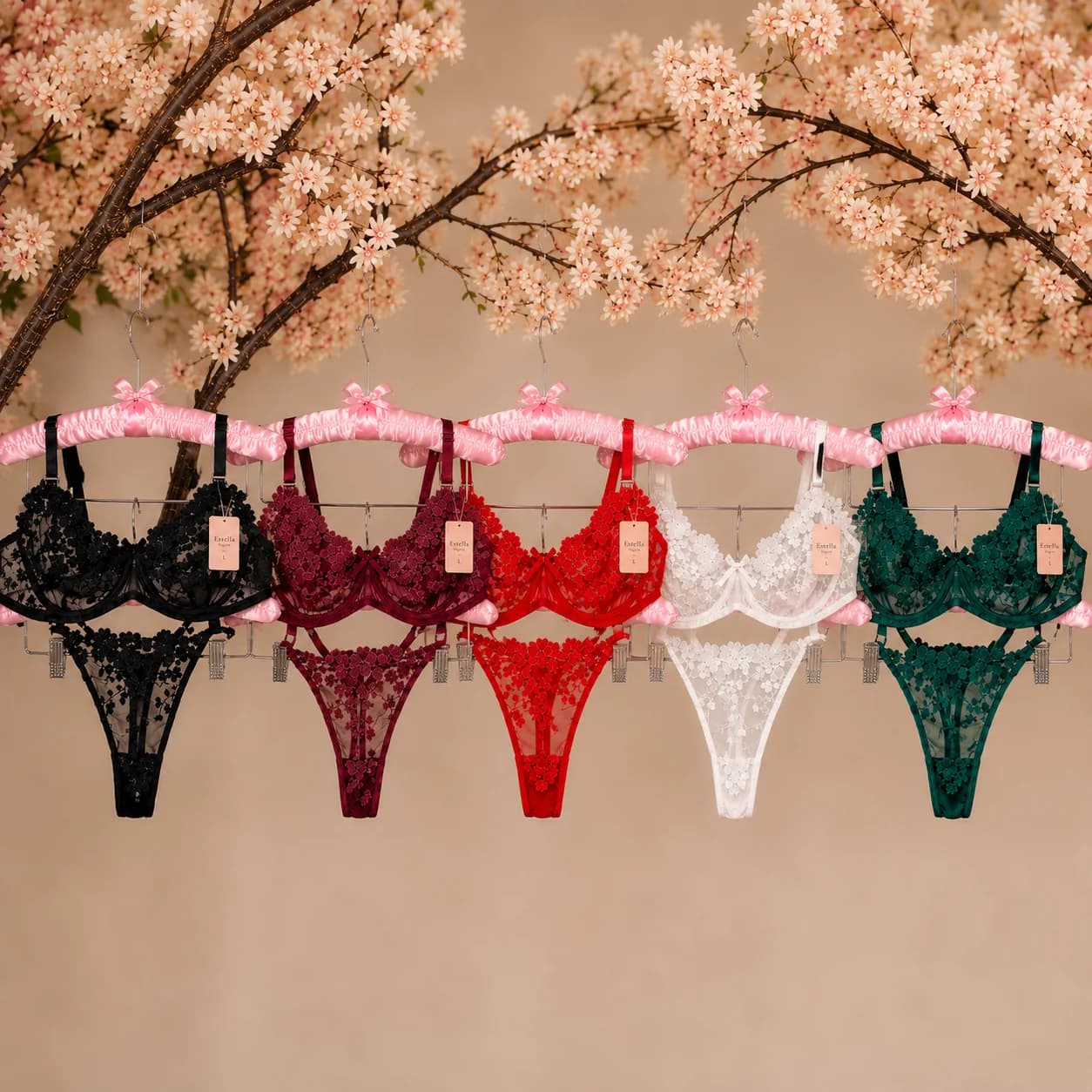 Ensemble Élégance soutien-gorge et string