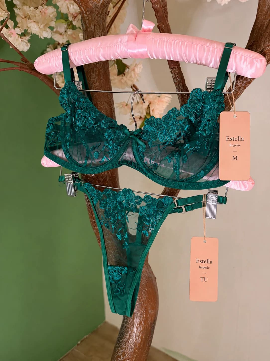 Ensemble Élégance soutien-gorge et string