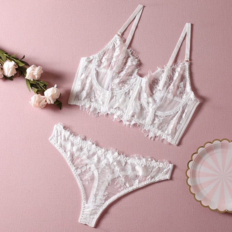Ensemble bustier de mariée Ivoire