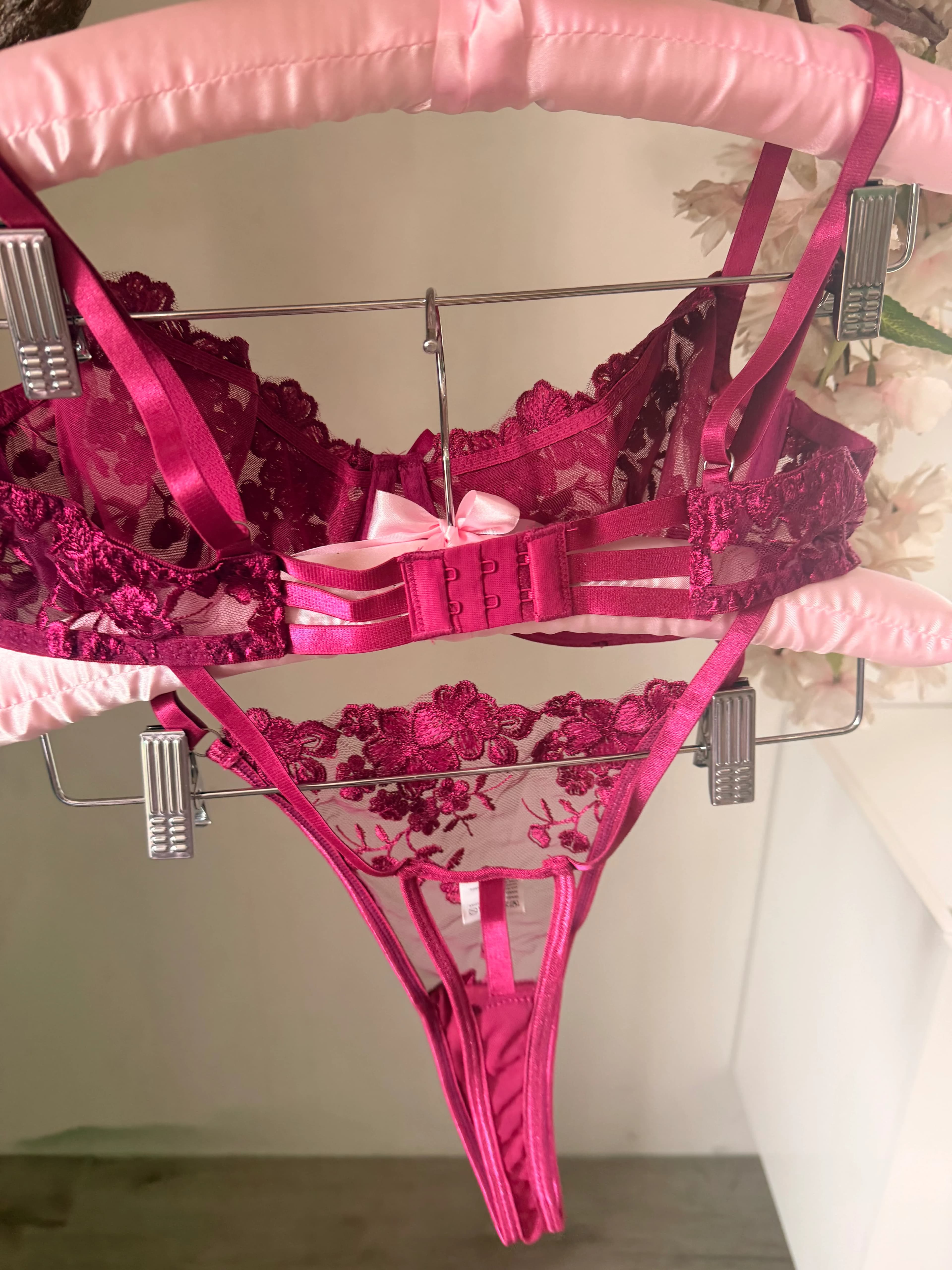 Ensemble Élégance soutien-gorge et string