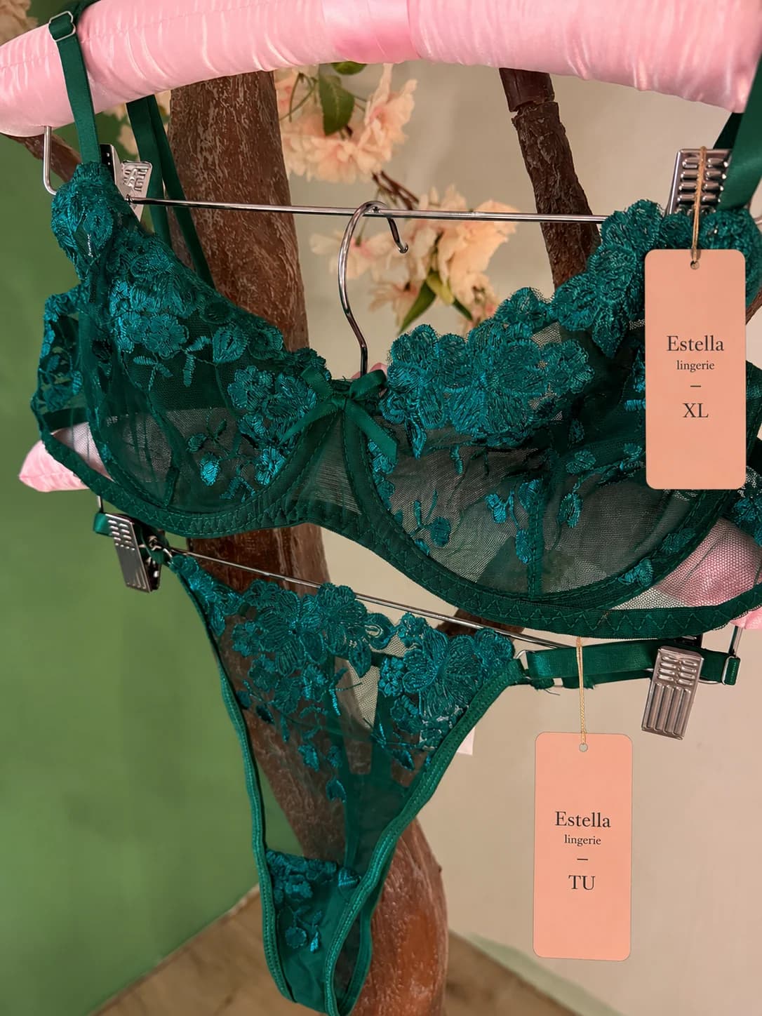 Ensemble Élégance soutien-gorge et string
