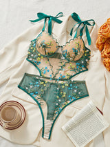 Bodies Brodé Floral Estella – Édition Jardin Secret