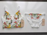 🌸 Culotte Broderie Florale Transparen