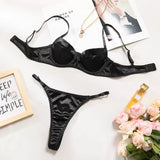 Ensembles Lingerie Satin Satin Élégance