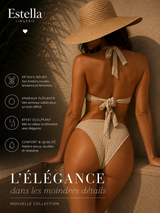 Maillot de Bain 1 Pièce Élégance Sable