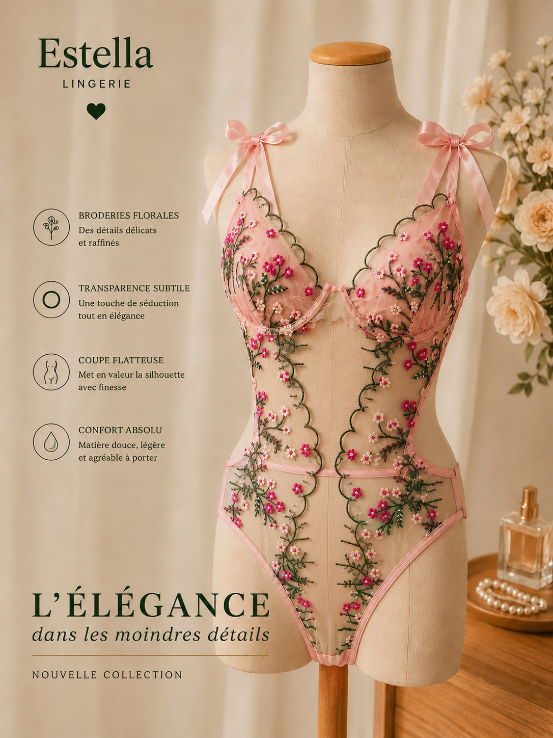 Body Floral Estella – Rose Romantique