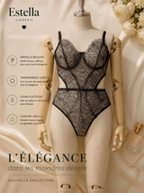 Body Dentelle Noire Estella – Élégance Intemporelle